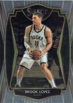 #152 Brook Lopez - Milwaukee Bucks - 2020-21 Panini Select Basketball