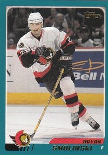 #152 Bryan Smolinski - Ottawa Senators - 2003-04 Topps Hockey
