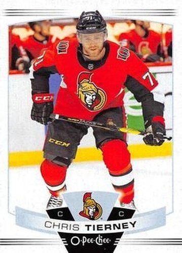 #152 Chris Tierney - Ottawa Senators - 2019-20 O-Pee-Chee Hockey