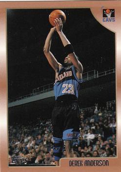 #152 Derek Anderson - Cleveland Cavaliers - 1998-99 Topps Basketball
