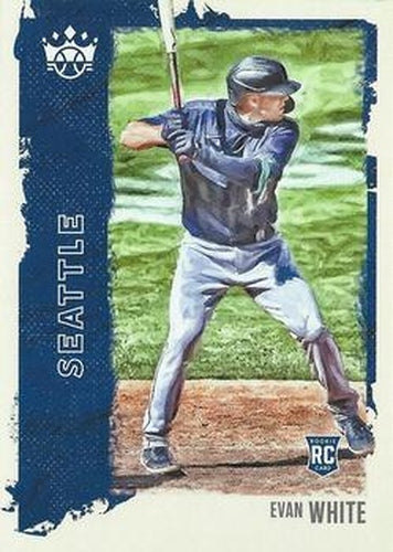 #152 Evan White - Seattle Mariners - 2021 Panini Diamond Kings Baseball