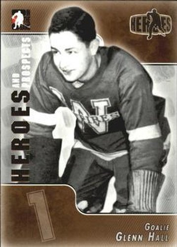 #152 Glenn Hall - Windsor Spitfires - 2004-05 In The Game Heroes and Prospects Hockey