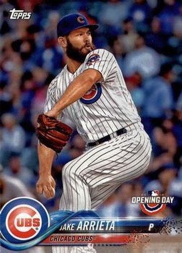 #152 Jake Arrieta - Chicago Cubs - 2018 Topps Opening Day Baseball