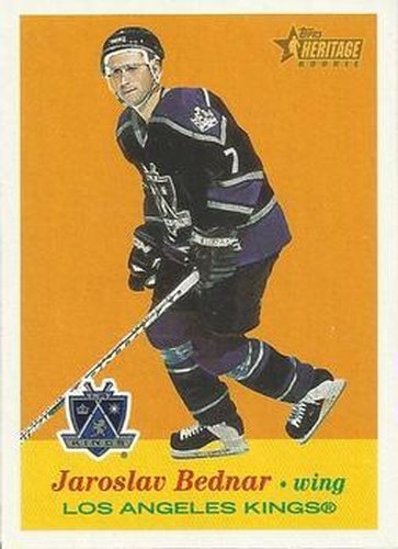 #152 Jaroslav Bednar - Los Angeles Kings - 2001-02 Topps Heritage Hockey