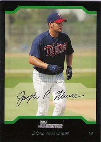 #152 Joe Mauer - Minnesota Twins - 2004 Bowman Baseball