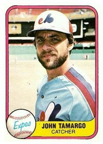 #152 John Tamargo - Montreal Expos - 1981 Fleer Baseball