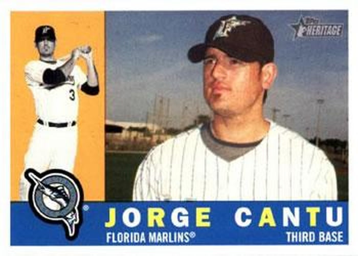 #152 Jorge Cantu - Florida Marlins - 2009 Topps Heritage Baseball