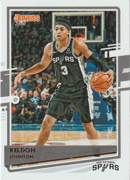 #152 Keldon Johnson - San Antonio Spurs - 2020-21 Donruss Basketball