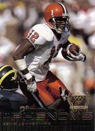 #152 Kevin Johnson - Cleveland Browns - 1999 Upper Deck Century Legends Football
