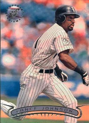#152 Lance Johnson - Chicago White Sox - 1996 Stadium Club Baseball