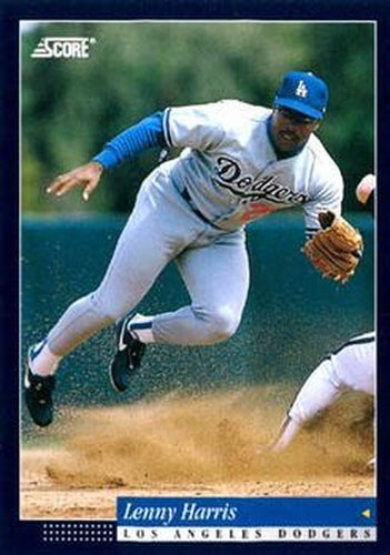 #152 Lenny Harris - Los Angeles Dodgers -1994 Score Baseball