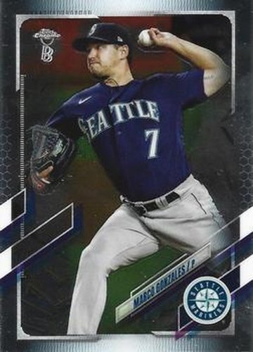 #152 Marco Gonzales - Seattle Mariners - 2021 Topps Chrome Ben Baller Edition Baseball