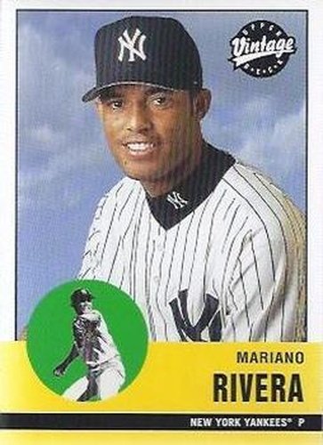#152 Mariano Rivera - New York Yankees - 2001 Upper Deck Vintage Baseball