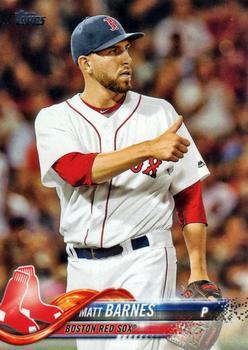 #152 Matt Barnes - Boston Red Sox - 2018 Topps Baseball