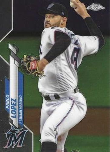 #152 Pablo Lopez - Miami Marlins - 2020 Topps Chrome Baseball