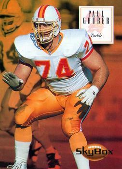 #152 Paul Gruber - Tampa Bay Buccaneers - 1994 SkyBox Premium Football