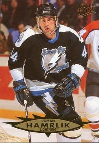 #152 Roman Hamrlik - Tampa Bay Lightning - 1995-96 Ultra Hockey