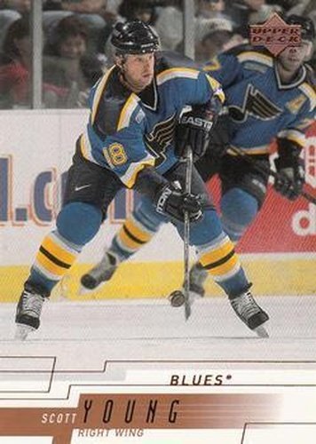 #152 Scott Young - St. Louis Blues - 2000-01 Upper Deck Hockey