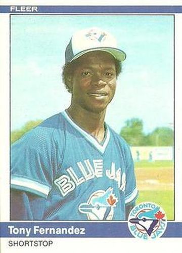 #152 Tony Fernandez - Toronto Blue Jays - 1984 Fleer Baseball