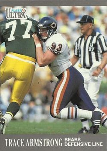 #152 Trace Armstrong - Chicago Bears - 1991 Ultra Football
