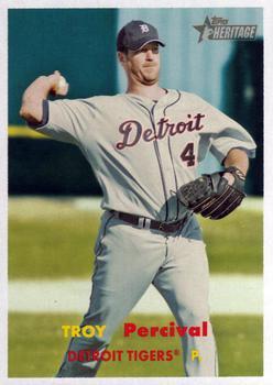 #152 Troy Percival - Detroit Tigers - 2006 Topps Heritage Baseball