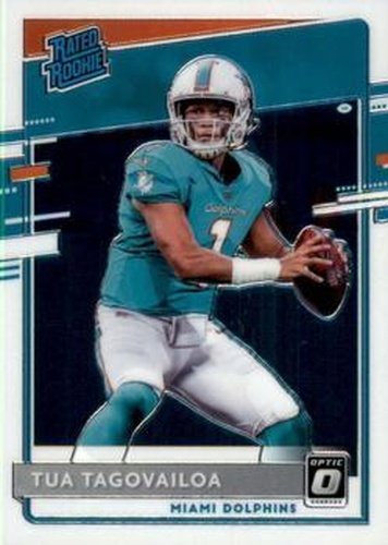 #152 Tua Tagovailoa - Miami Dolphins - 2020 Donruss Optic Football
