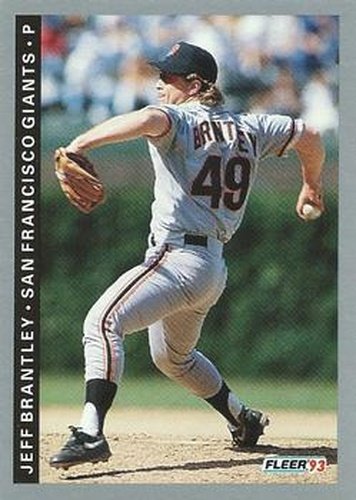 #152 Jeff Brantley - San Francisco Giants - 1993 Fleer Baseball