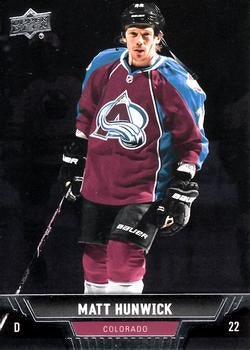 #152 Matt Hunwick - Colorado Avalanche - 2013-14 Upper Deck Hockey