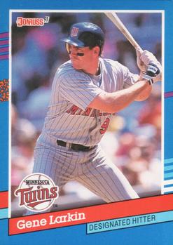 #152 Gene Larkin - Minnesota Twins - 1991 Donruss Baseball