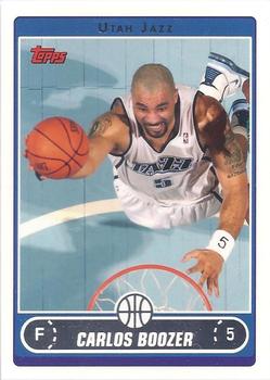 #152 Carlos Boozer - Utah Jazz - 2006-07 Topps Basketball
