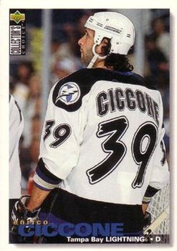 #152 Enrico Ciccone - Tampa Bay Lightning - 1995-96 Collector's Choice Hockey