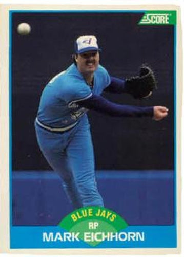 #152 Mark Eichhorn - Toronto Blue Jays - 1989 Score Baseball