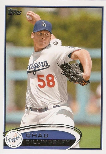 #152 Chad Billingsley - Los Angeles Dodgers - 2012 Topps Baseball