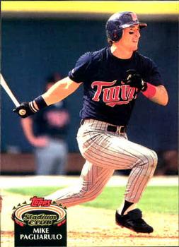 #152 Mike Pagliarulo - Minnesota Twins - 1992 Stadium Club Baseball