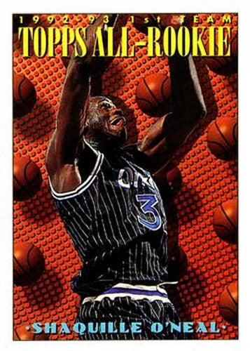 #152 Shaquille O'Neal - Orlando Magic - 1993-94 Topps Basketball