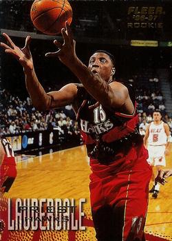 #152 Priest Lauderdale - Atlanta Hawks - 1996-97 Fleer Basketball