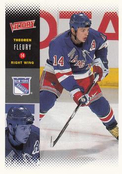 #152 Theoren Fleury - New York Rangers - 2000-01 Upper Deck Victory Hockey