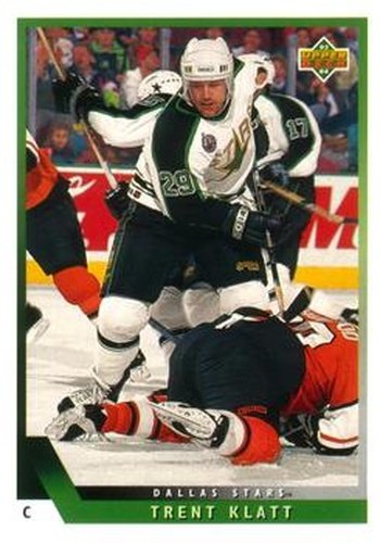 #152 Trent Klatt - Dallas Stars - 1993-94 Upper Deck Hockey