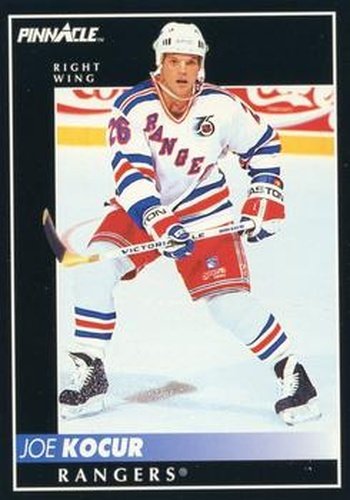 #152 Joey Kocur - New York Rangers - 1992-93 Pinnacle Canadian Hockey