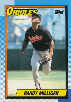 #153 Randy Milligan - Baltimore Orioles - 1990 Topps Baseball