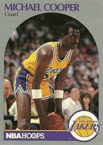 #153 Michael Cooper - Los Angeles Lakers - 1990-91 Hoops Basketball