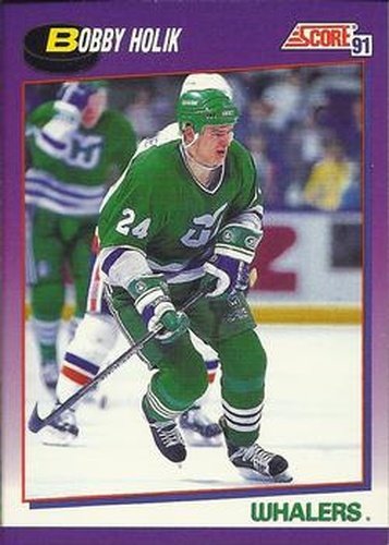 #153 Bobby Holik - Hartford Whalers - 1991-92 Score American Hockey