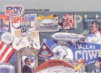 #2 Puzzle 2 - 1990-91 Pro Set Super Bowl XXV Silver Anniversary Football