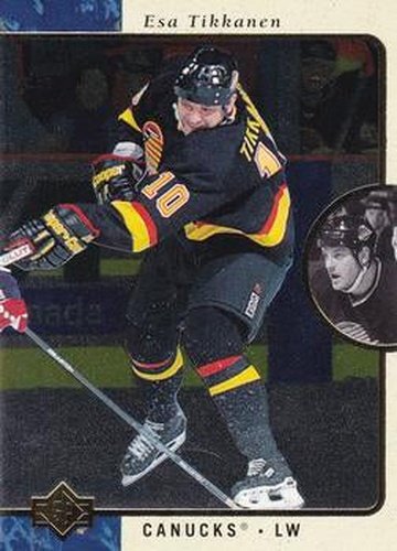 #153 Esa Tikkanen - Vancouver Canucks - 1995-96 SP Hockey