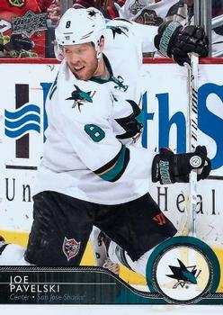 #153 Joe Pavelski - San Jose Sharks - 2014-15 Upper Deck Hockey
