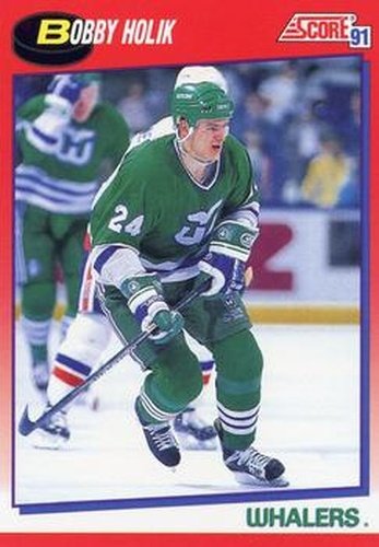 #153 Bobby Holik - Hartford Whalers - 1991-92 Score Canadian Hockey