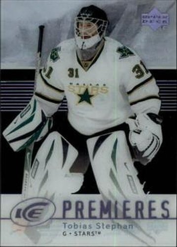 #153 Tobias Stephan - Dallas Stars - 2007-08 Upper Deck Ice Hockey