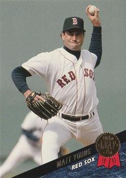 #153 Matt Young - Boston Red Sox - 1993 Leaf Baseball