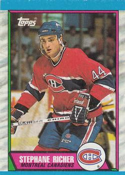 #153 Stephane Richer - Montreal Canadiens - 1989-90 Topps Hockey
