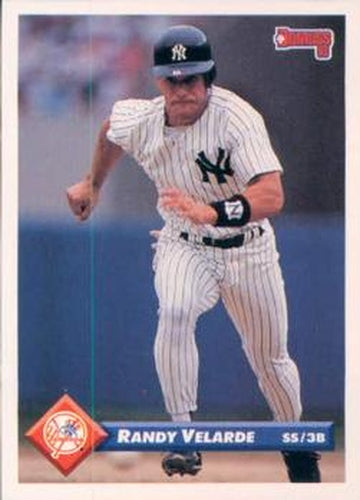 #153 Randy Velarde - New York Yankees - 1993 Donruss Baseball